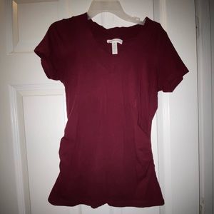 Maternity maroon shirt